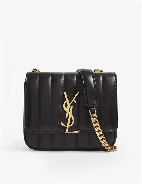 saint laurent vicky medium ysl monogram chain crossbody bag|Saint Laurent Vicky Medium YSL Monogram Chain Crossbody Bag.